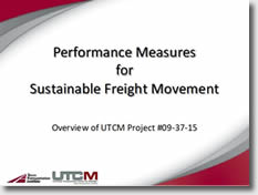 Slide Presentation: Summary of UTCM Project #09-37-15